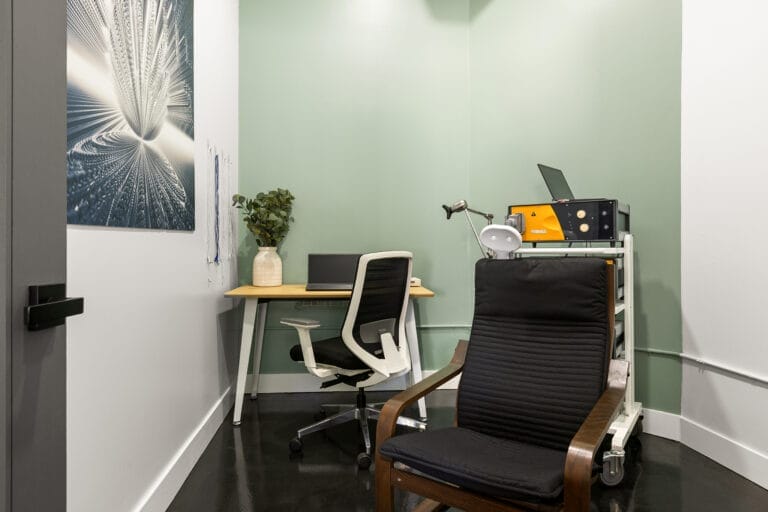 Conscious Health Center Interior vibroacoustic room